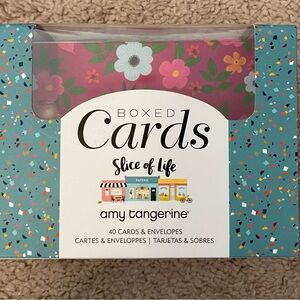 Amy Tangerine Boxed Cards - Slice of Life